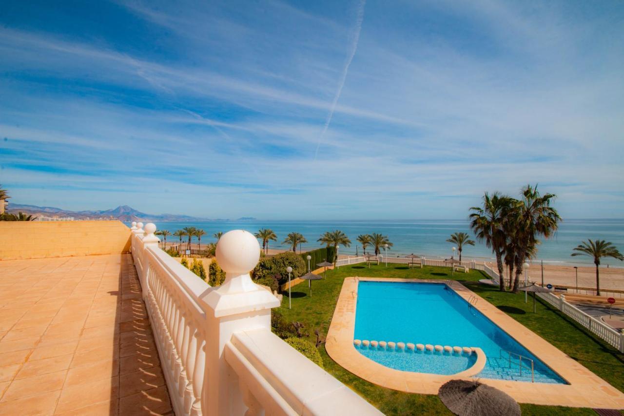 Lovely Apartment Beach Front & Pool El Campello Exteriér fotografie